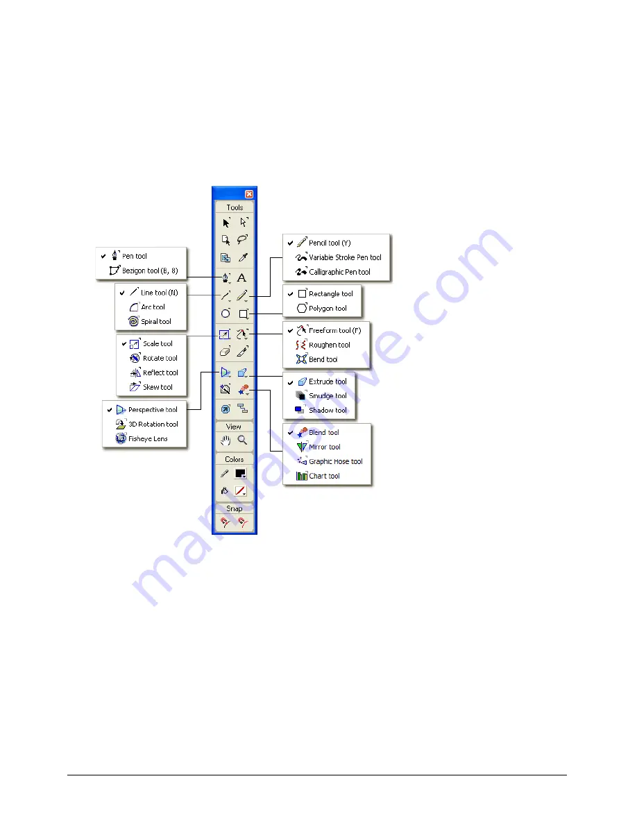 MACROMEDIA FreeHand MX Скачать руководство пользователя страница 24