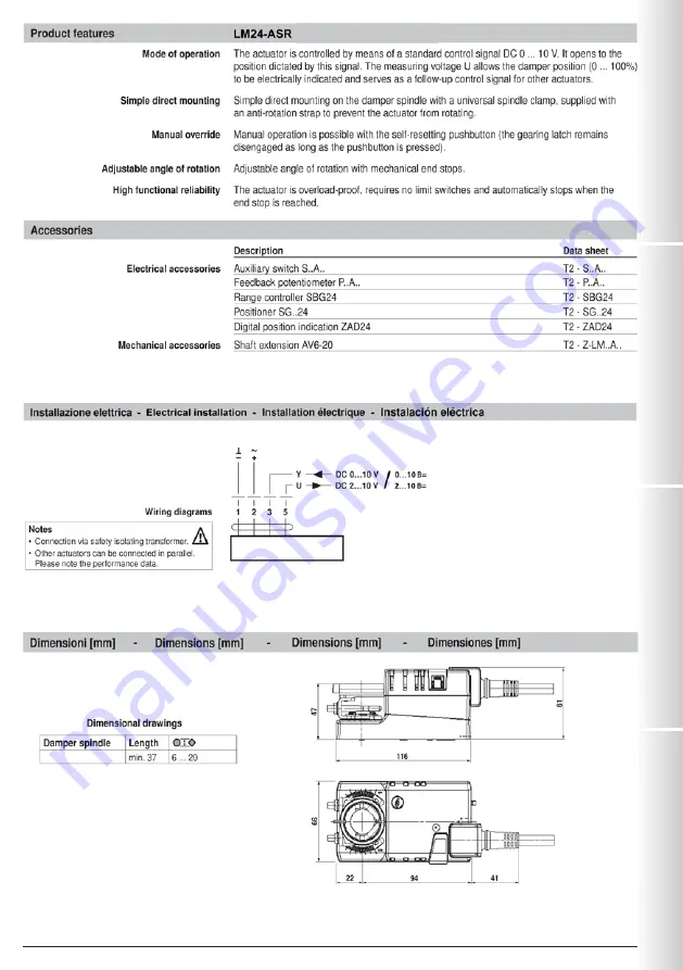 Madas DN 50 Technical Manual Download Page 17