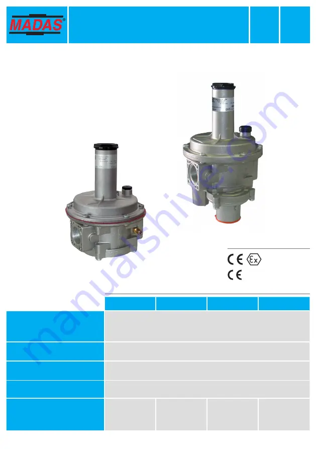 Madas FRG-RG/2MCSH Скачать руководство пользователя страница 1