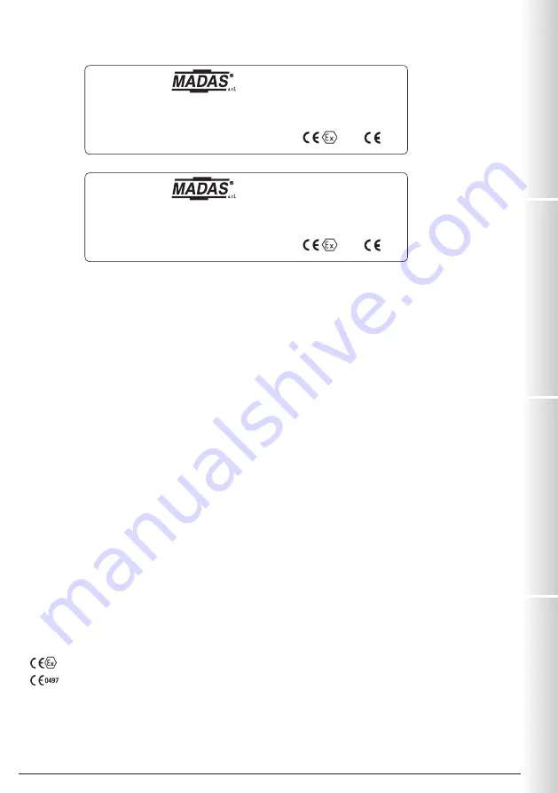 Madas FRG-RG/2MCSH Manual Download Page 11