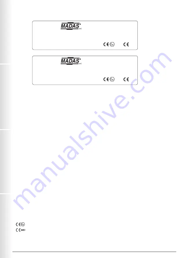 Madas FRG-RG/2MCSH Manual Download Page 20