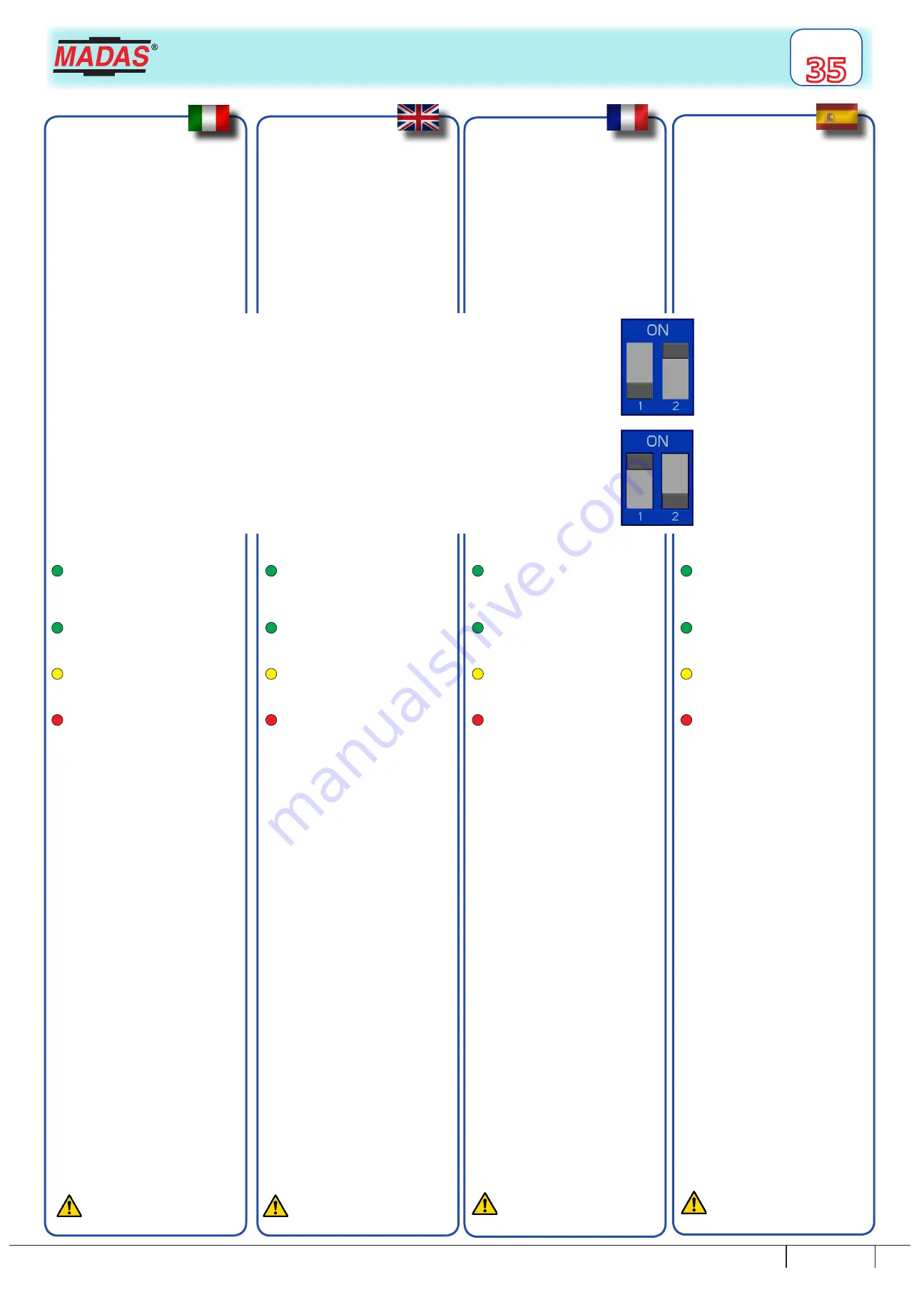 Madas SEISMIC M90 Manual Download Page 7