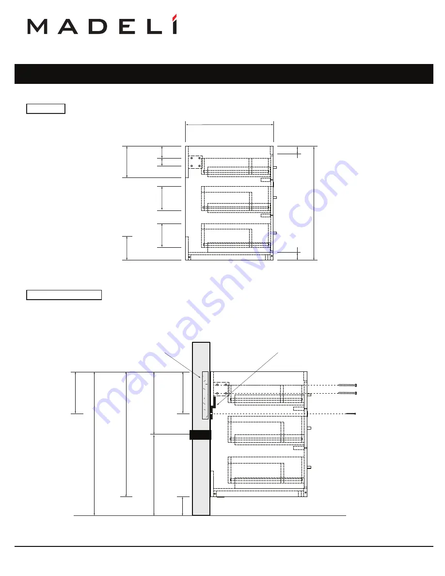 Madeli B850-60D-002 Series Specification & Installation Manual Download Page 3