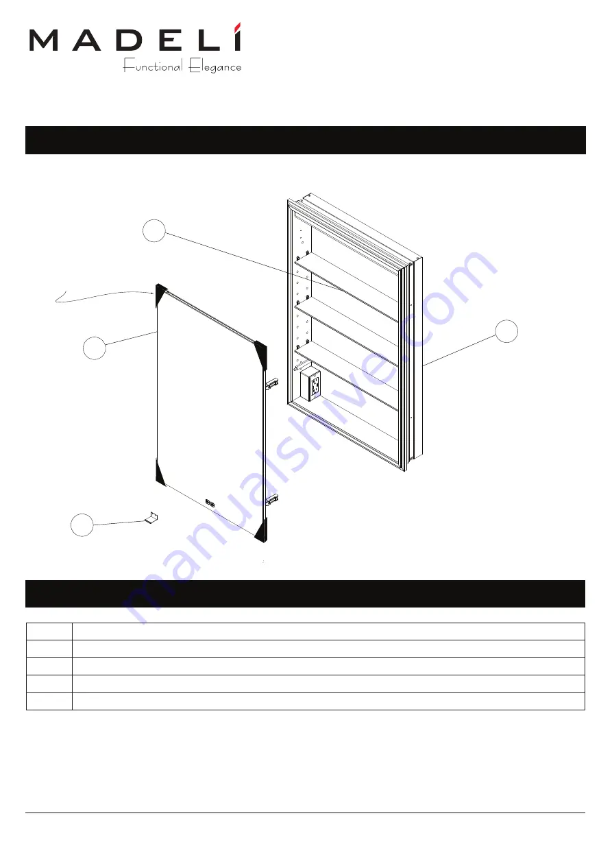 Madeli Illusion MC-IL2030-RM-04-L00-XX Specifications, Installation And User’S Manual Download Page 15