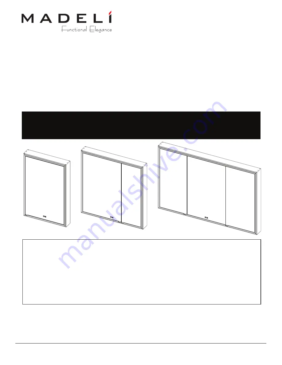 Madeli Pioneer MC-PI3030-SM-04-R00 Series Скачать руководство пользователя страница 1