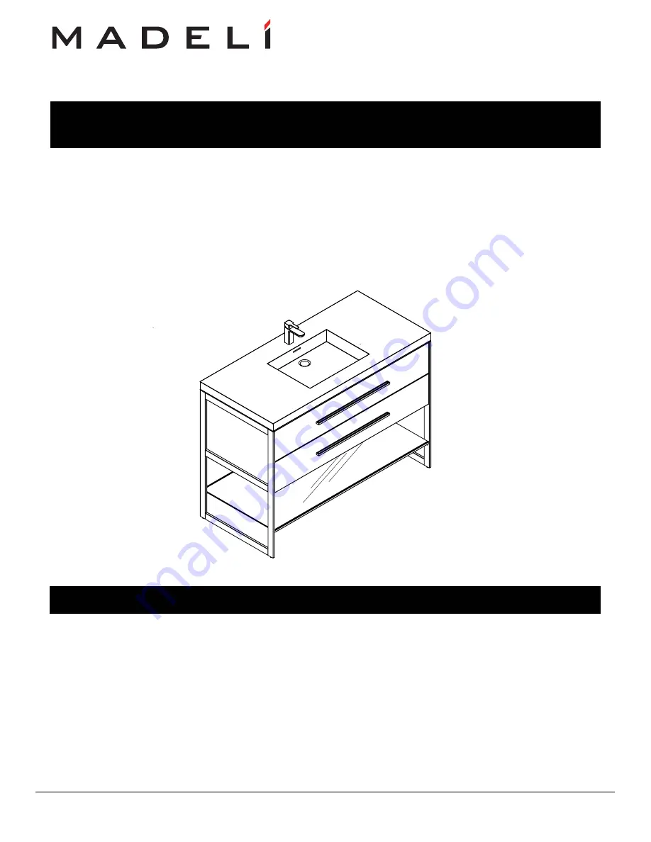 Madeli SILHOUETTE B810-24-001 Series Скачать руководство пользователя страница 1