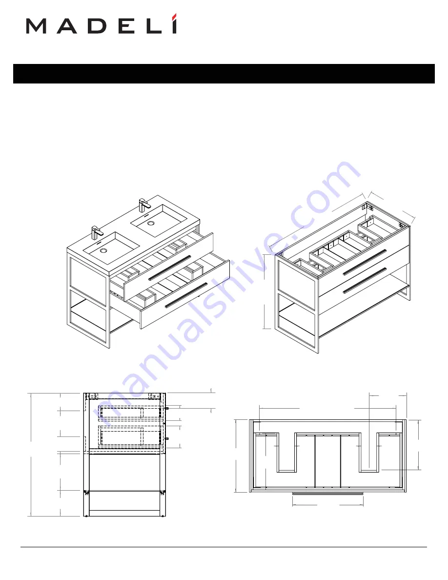 Madeli SILHOUETTE B810-24-001 Series Product Specifications And Installation Manual Download Page 3