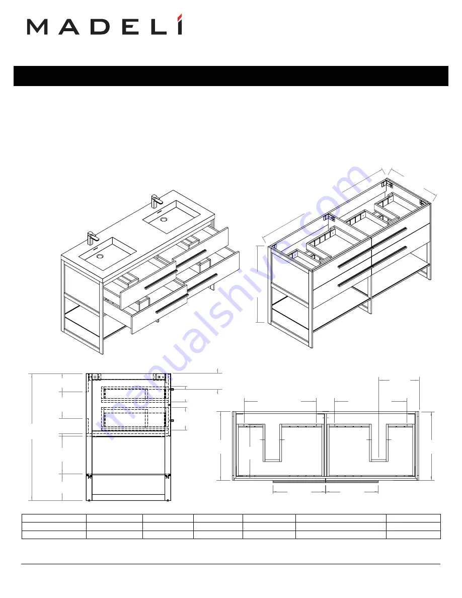 Madeli SILHOUETTE B810-24-001 Series Скачать руководство пользователя страница 4