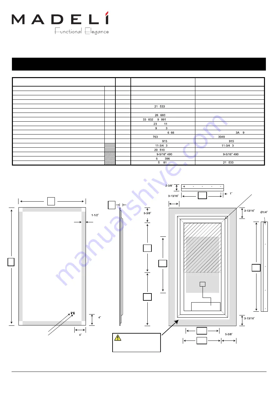 Madeli Slique TRANQUILITY IM-TR2036-00 Скачать руководство пользователя страница 8