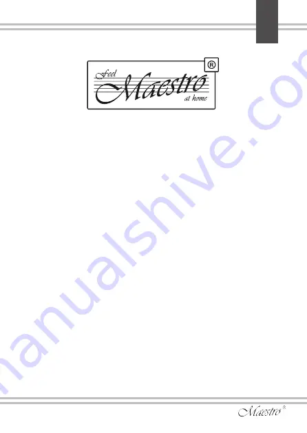 Maestro MR-402B Owner'S Manual Download Page 12