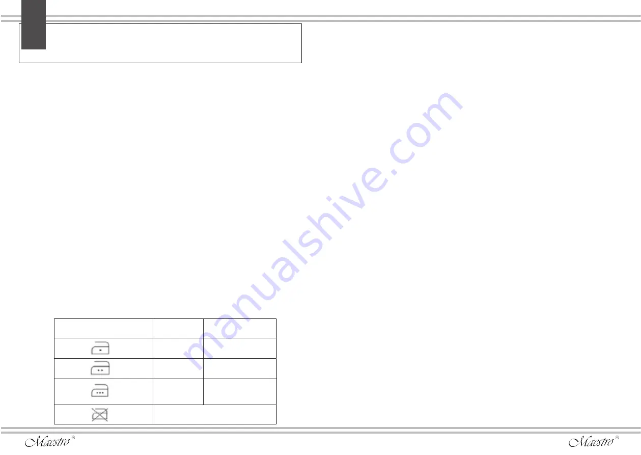 Maestro MR312C Owner'S Manual Download Page 10