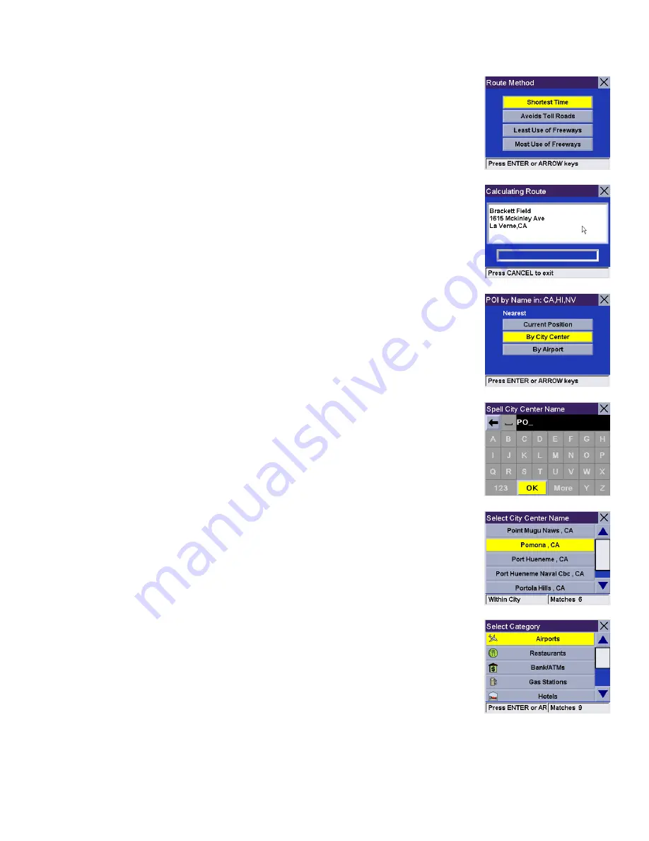 Magellan RoadMate 300R Reference Manual Download Page 60