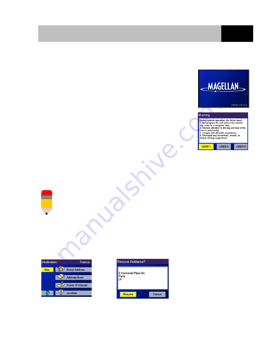 Magellan RoadMate 700 - Automotive GPS Receiver Reference Manual Download Page 13