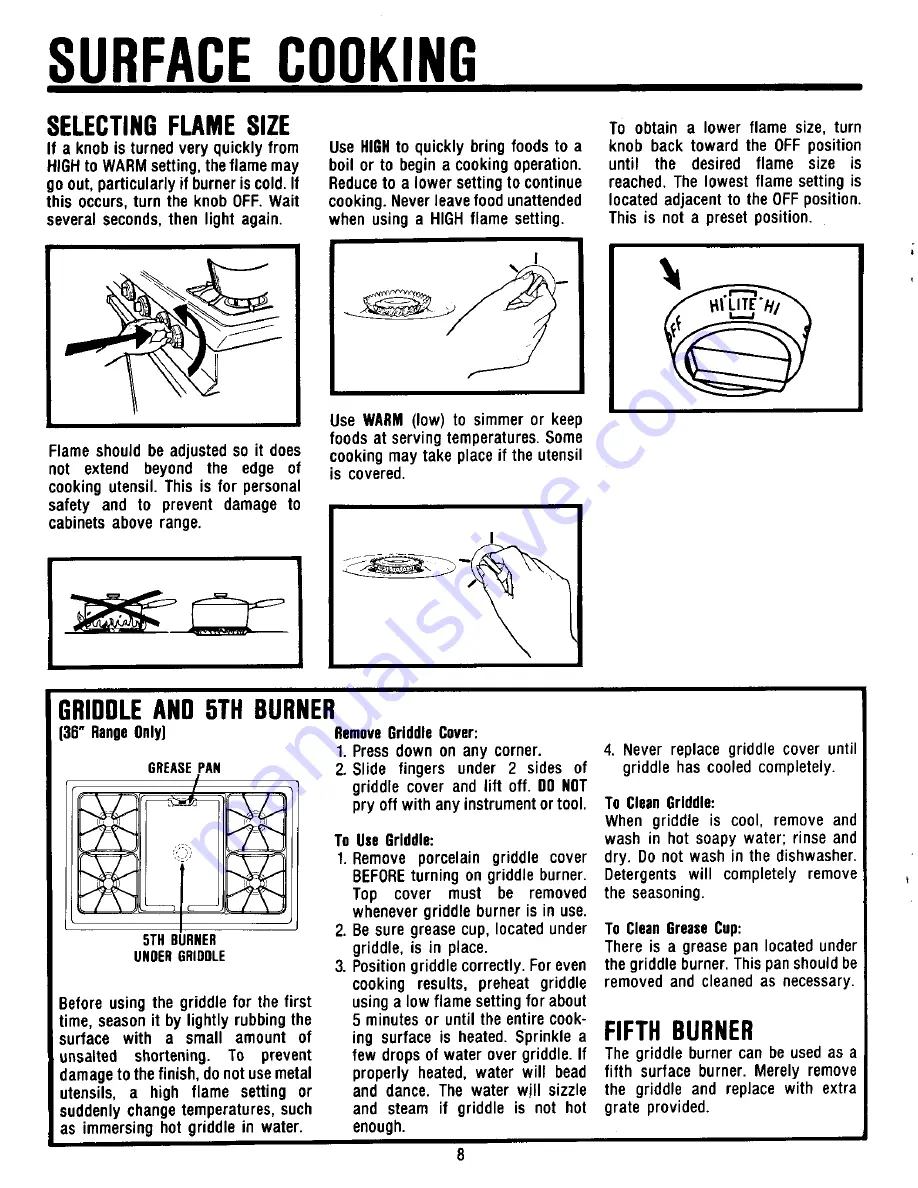 Magic Chef 11JN 10K 51FA Use And Care Manual Download Page 10