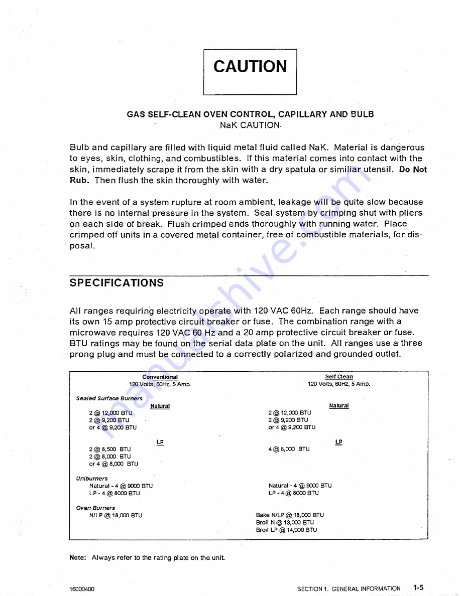 Magic Chef 3100 Service Manual Download Page 14