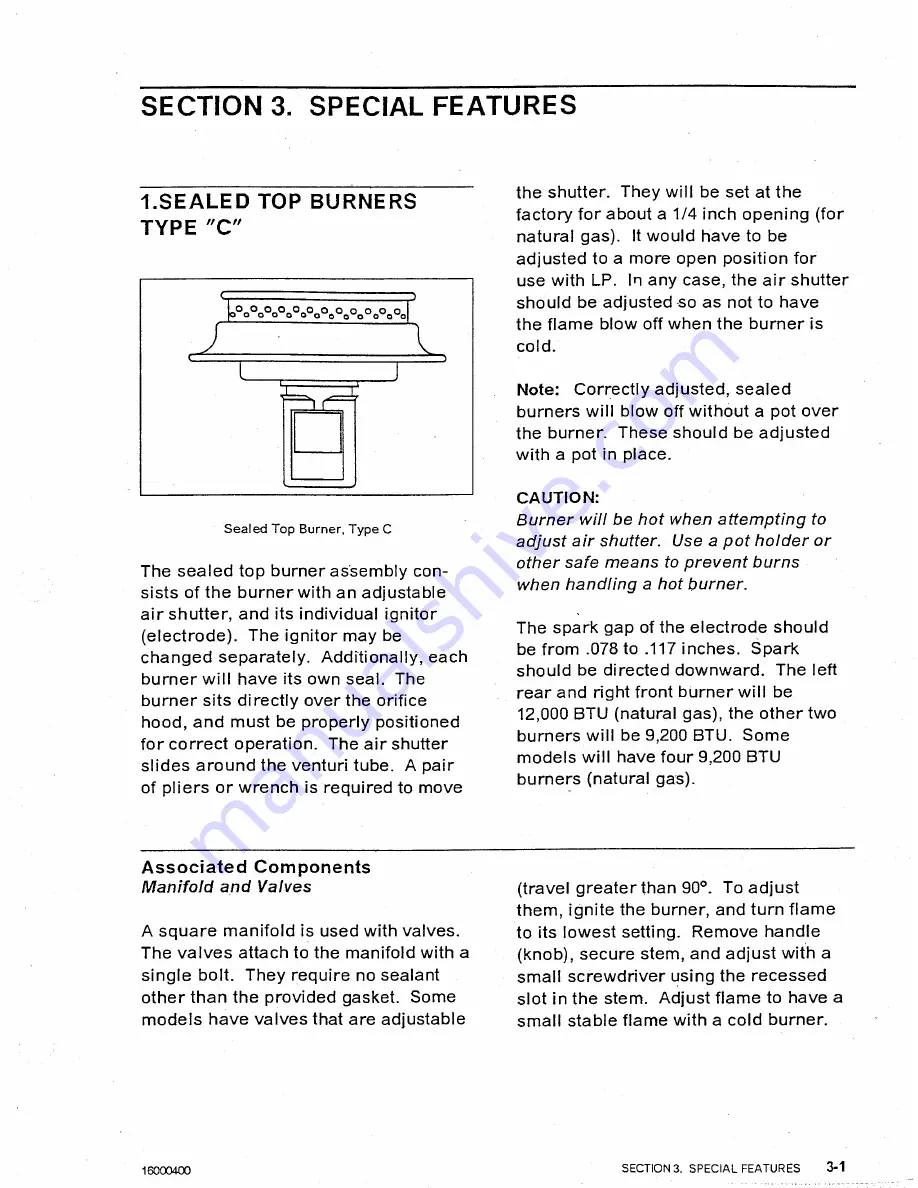 Magic Chef 3100 Service Manual Download Page 54