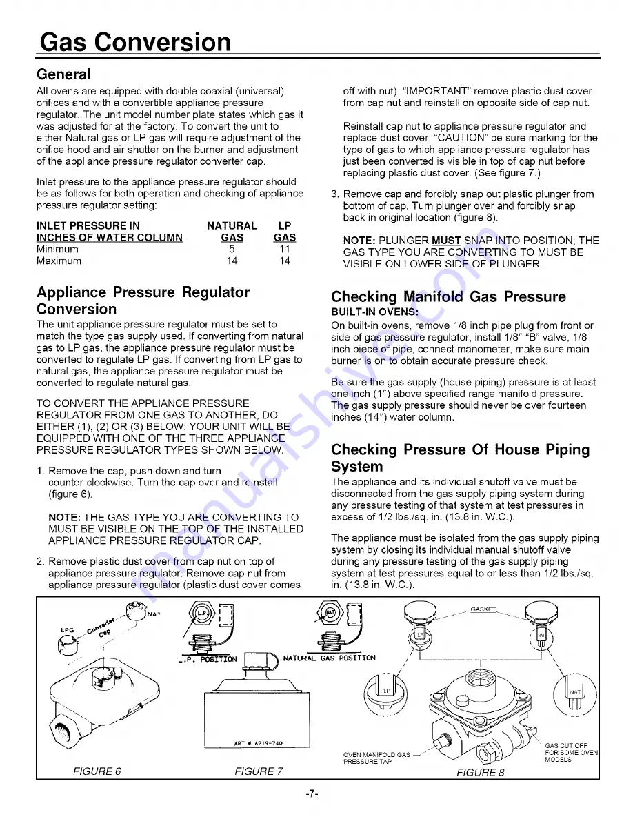 Magic Chef 9112WUV Installation Manual Download Page 7