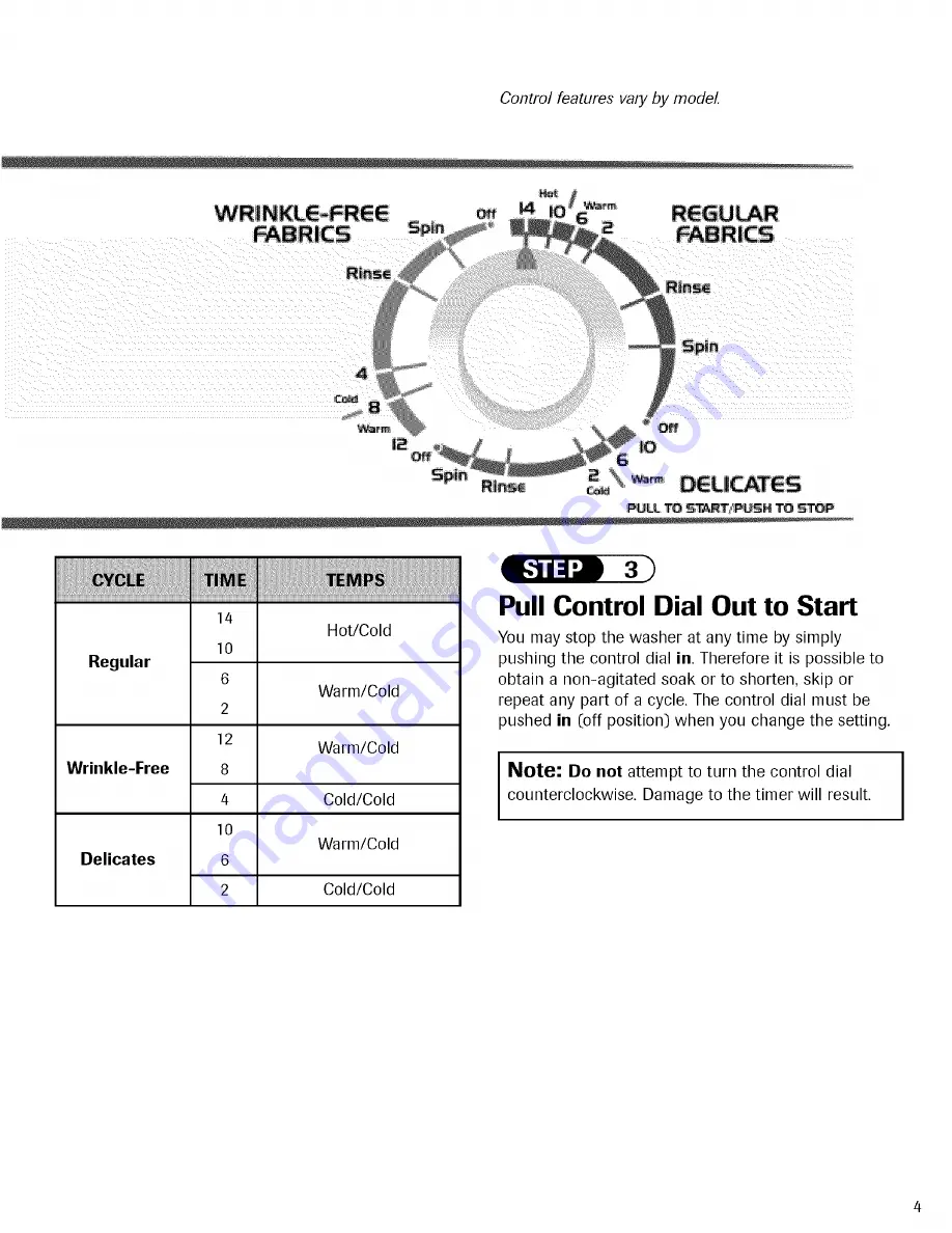 Magic Chef CAV-1 Use & Care Manual Download Page 5