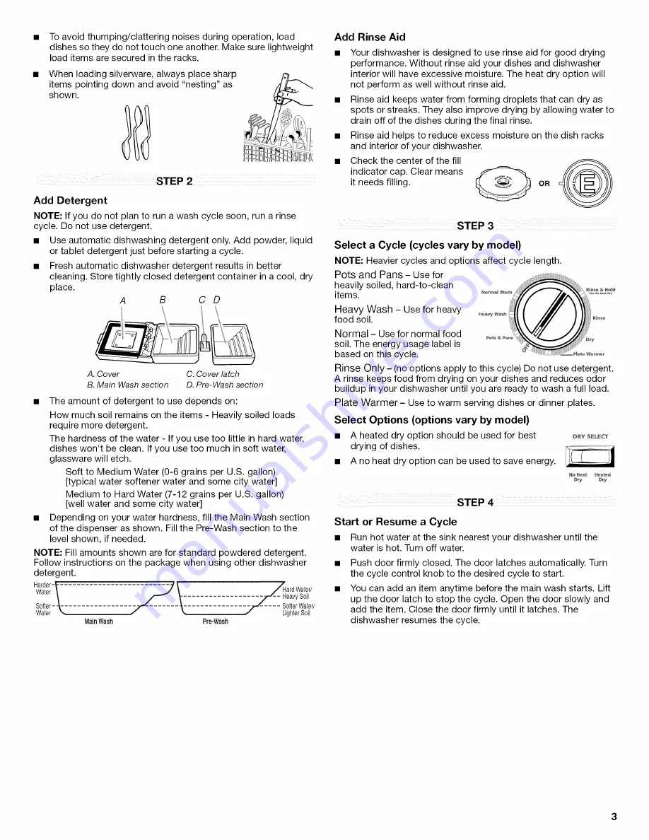 Magic Chef CDB4000XB0 User Instructions Download Page 3