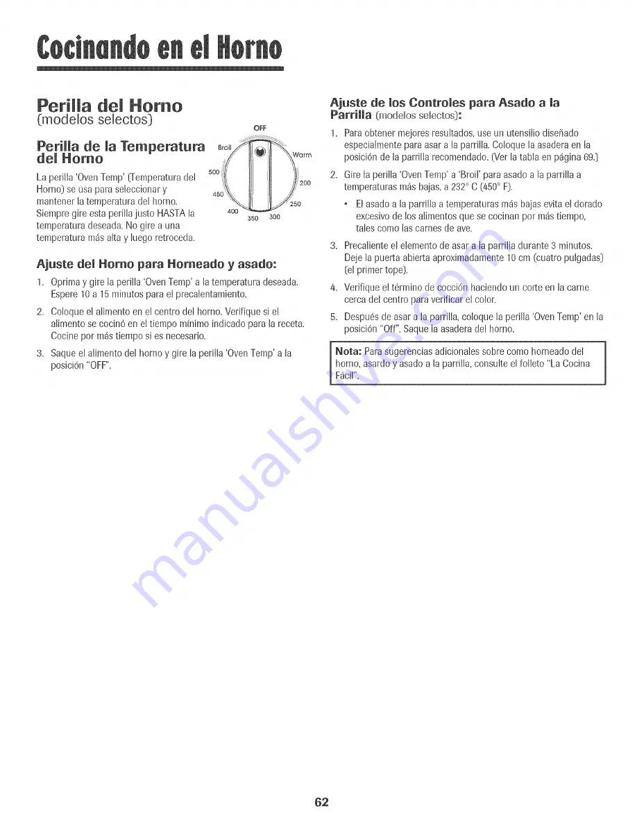 Magic Chef CER3525AAW User Manual Download Page 63