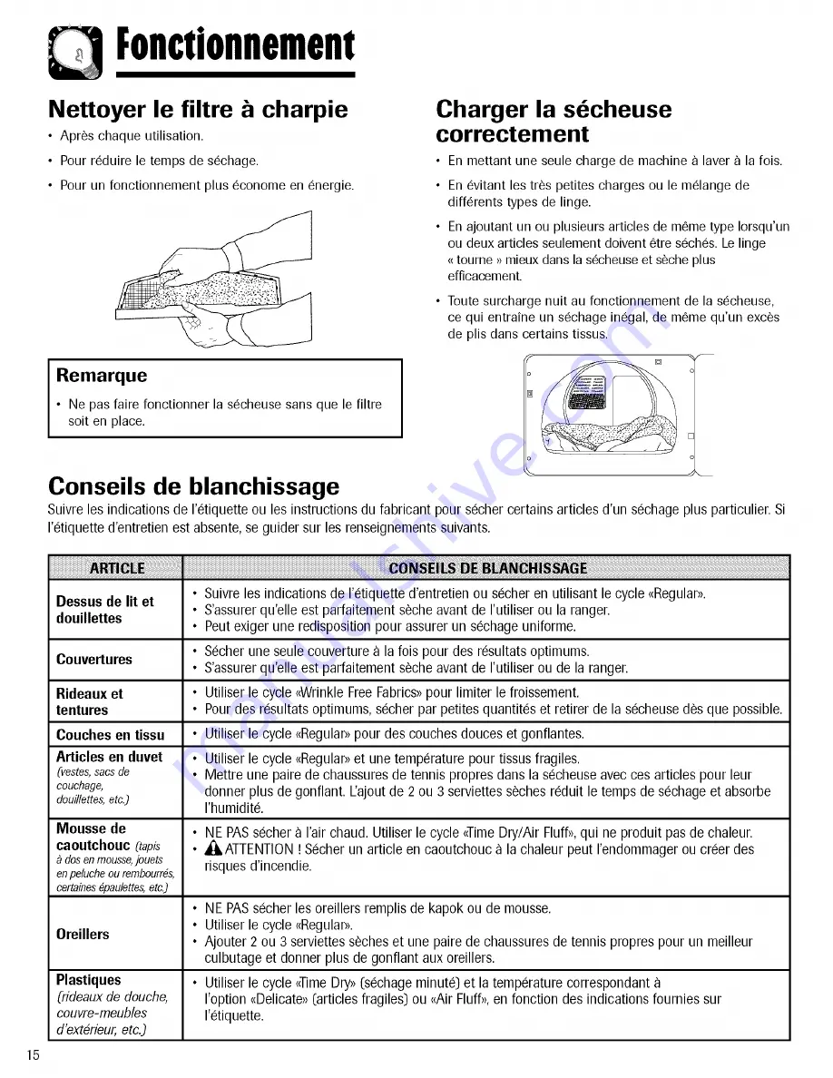 Magic Chef CYE3004AZW Use & Care Manual Download Page 16