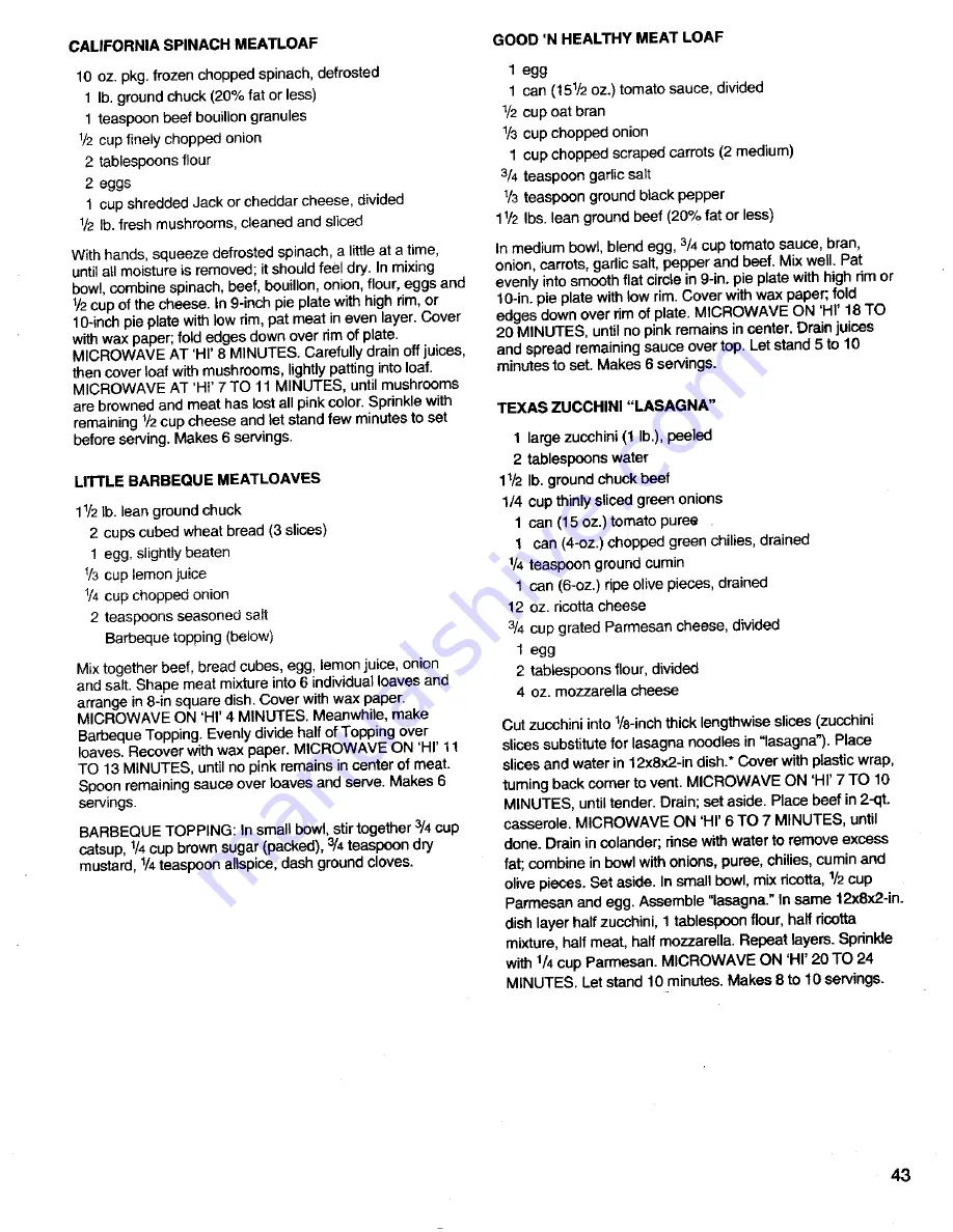 Magic Chef DM15H 14B Use Ard Care Instructions Download Page 45