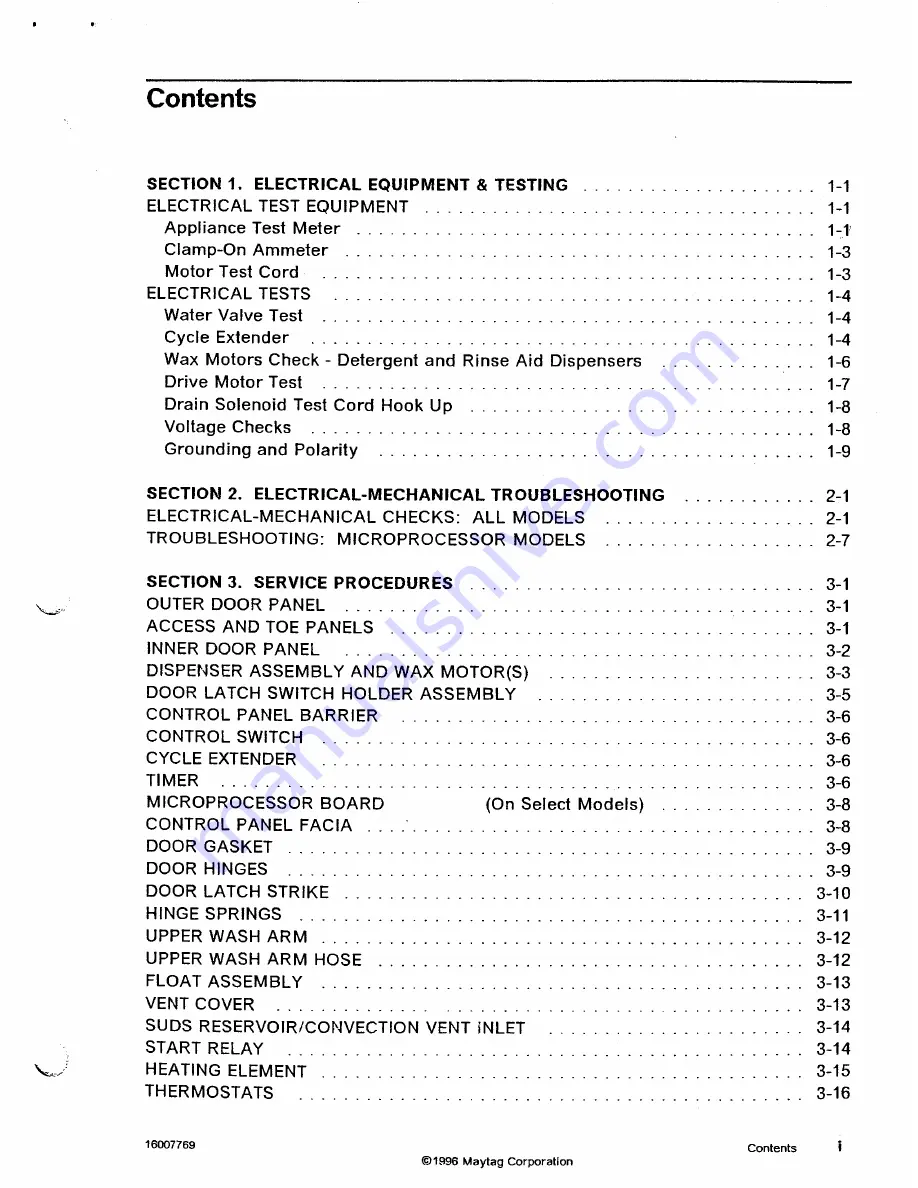 Magic Chef DU40J Service Manual Download Page 7