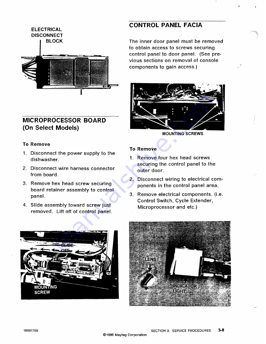 Magic Chef DU40J Service Manual Download Page 42