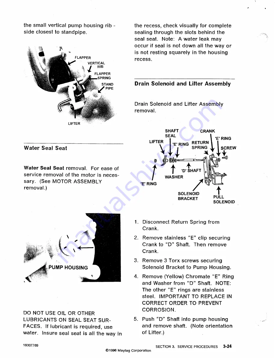 Magic Chef DU40J Service Manual Download Page 58