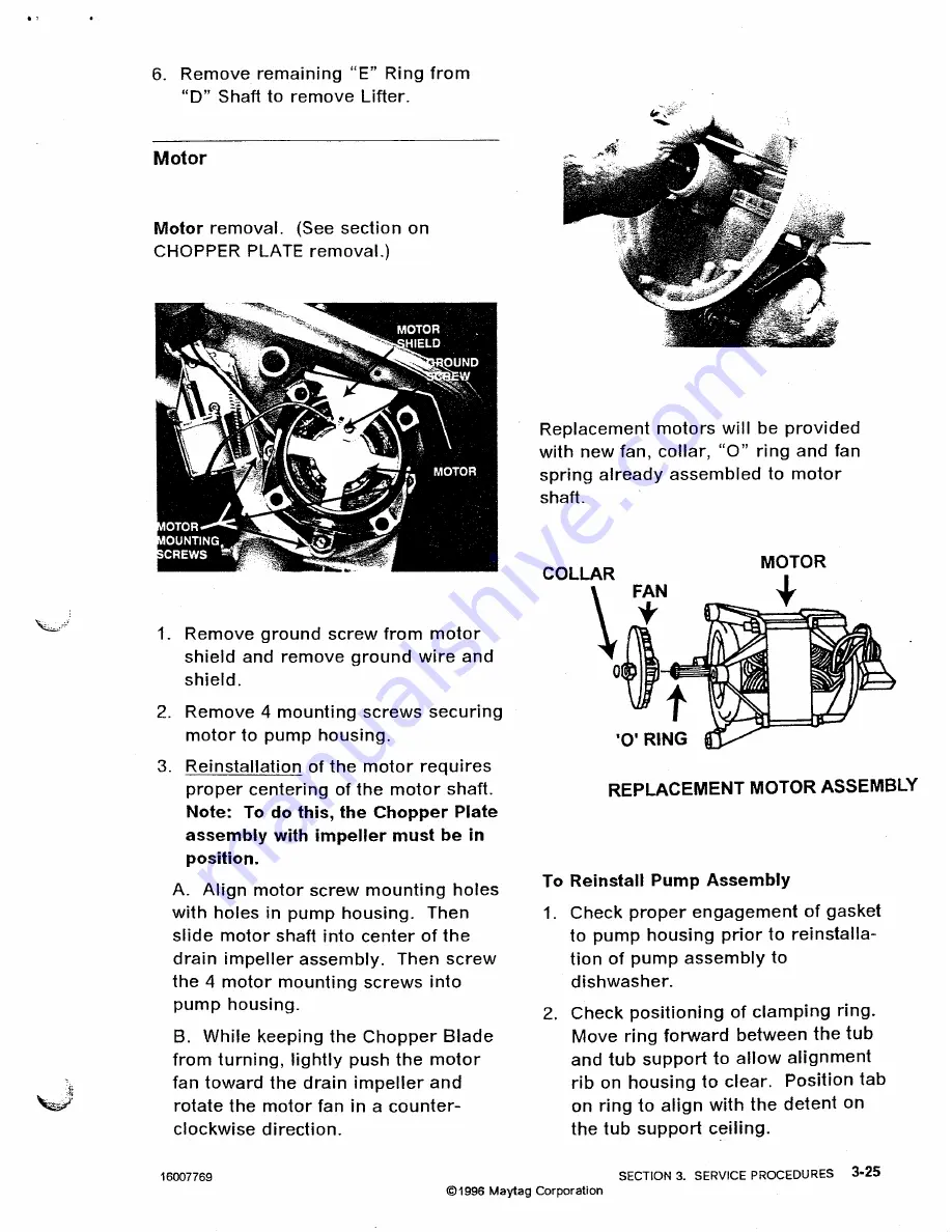 Magic Chef DU40J Service Manual Download Page 59