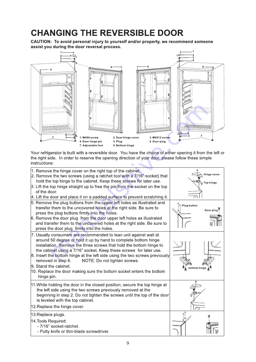 Magic Chef HMBR350BEF User Manual Download Page 10