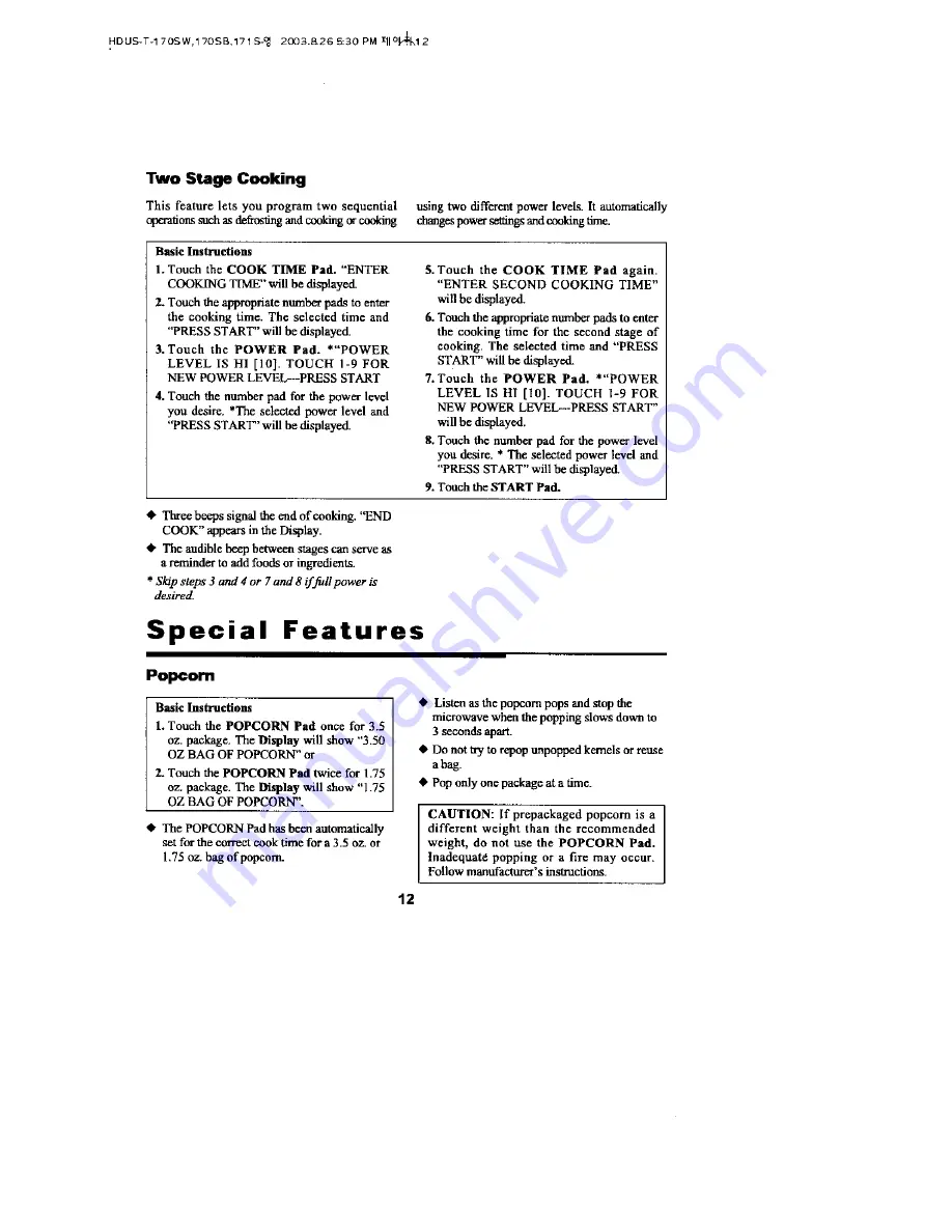 Magic Chef KOT-172S Use And Care Manual Download Page 13