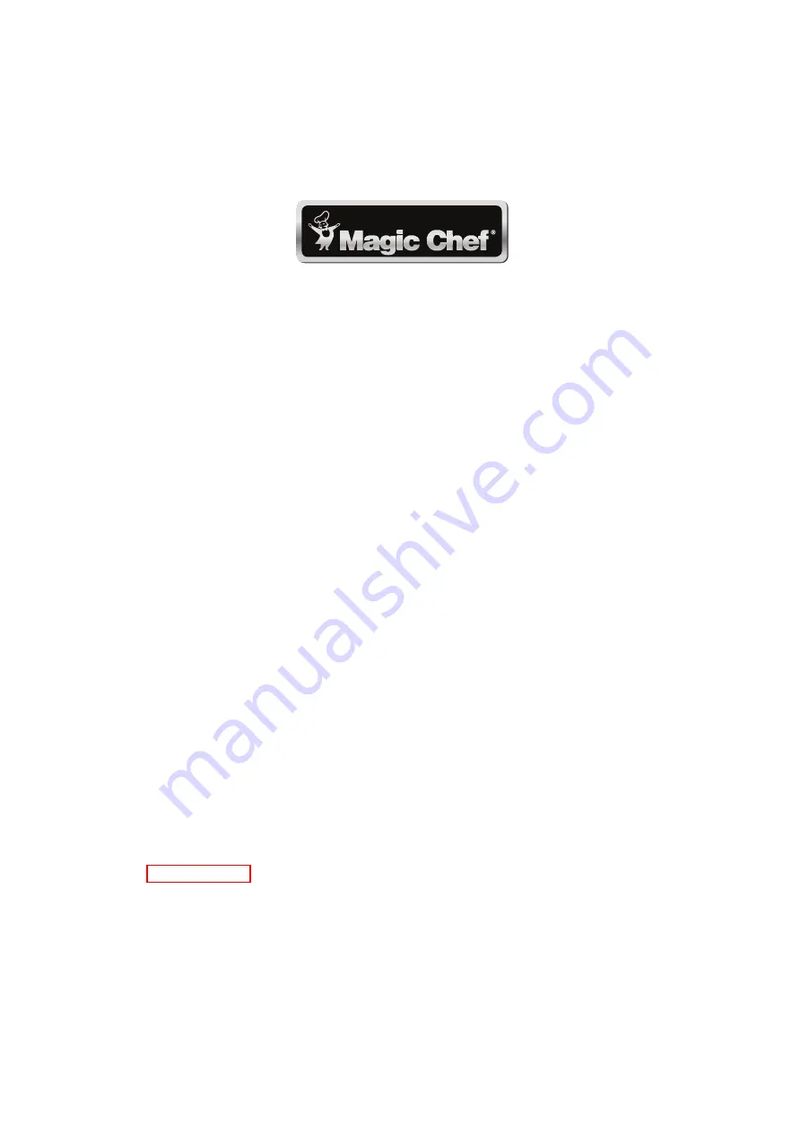 Magic Chef MC110MW User Manual Download Page 21