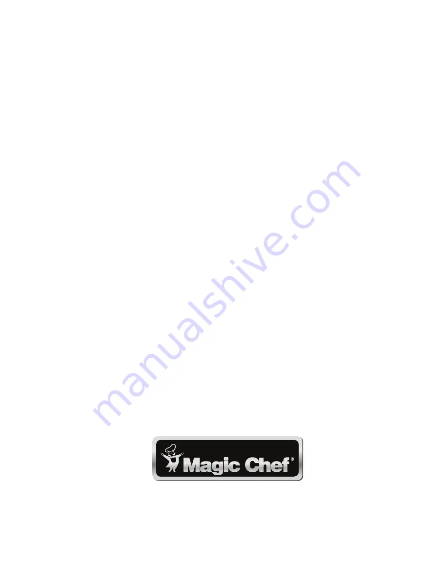 Magic Chef MC1610BF User Manual Download Page 15