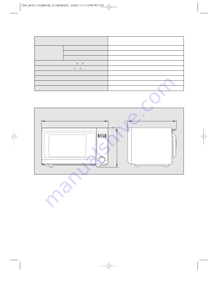 Magic Chef MCD1110WB Operation And Cooking Manual Download Page 6