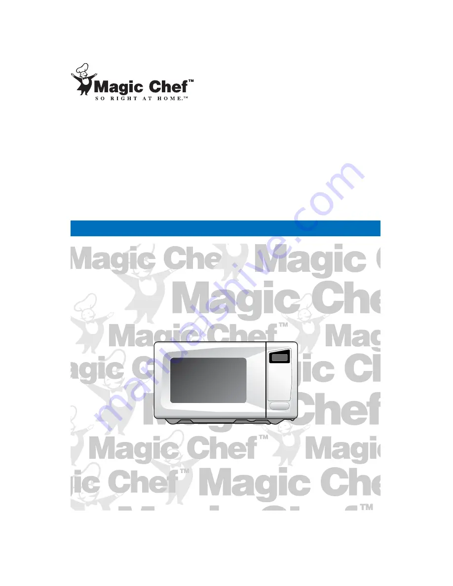 Magic Chef MCD990W Instruction Manual Download Page 1