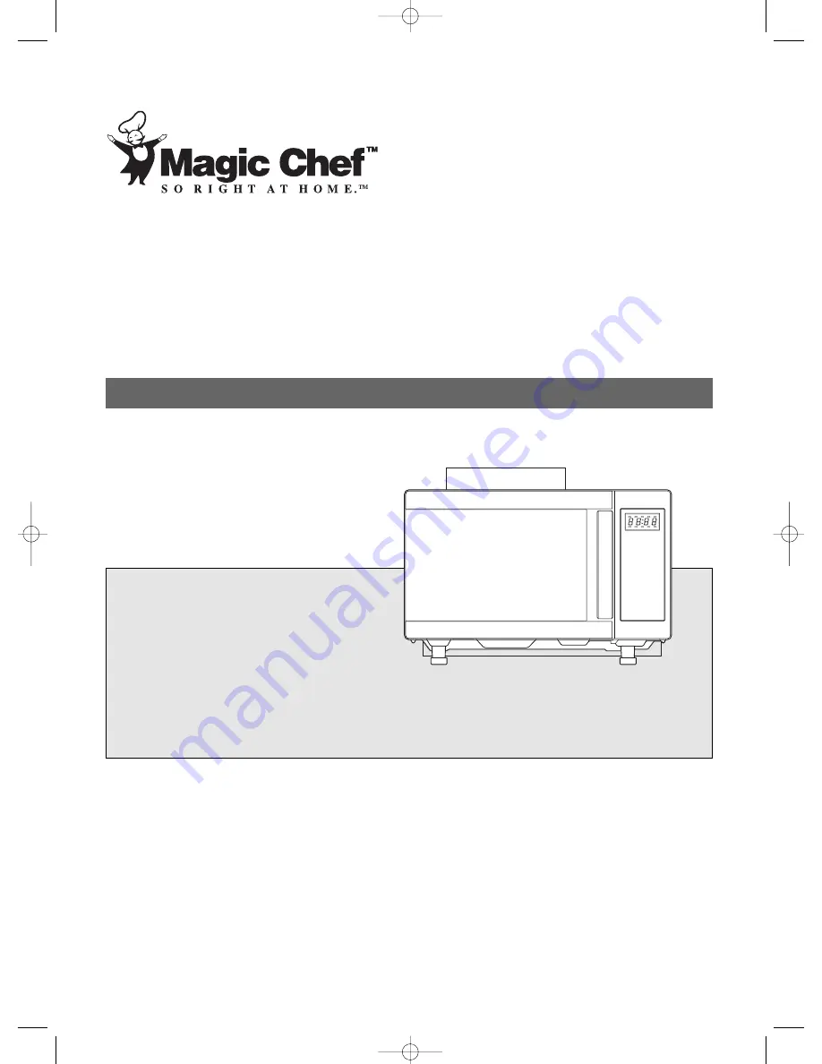 Magic Chef MCD991ARS Operating Instructions Manual Download Page 1