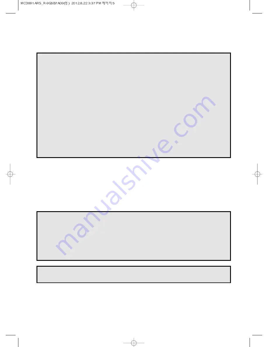 Magic Chef MCD991ARS Operating Instructions Manual Download Page 6