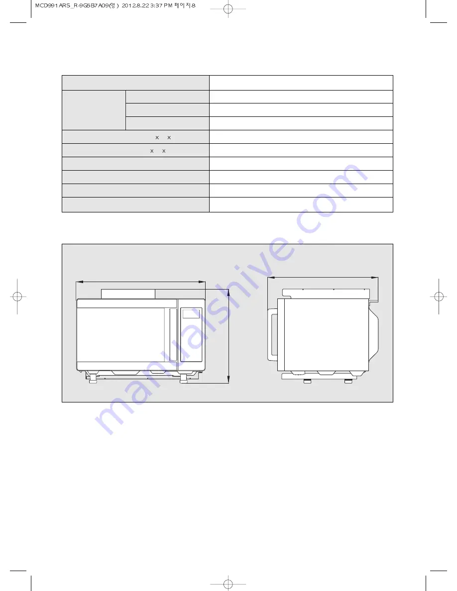 Magic Chef MCD991ARS Скачать руководство пользователя страница 9