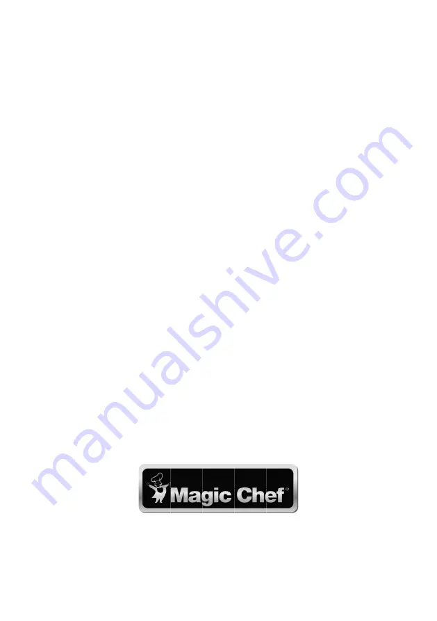 Magic Chef MCFR17STS User Manual Download Page 20