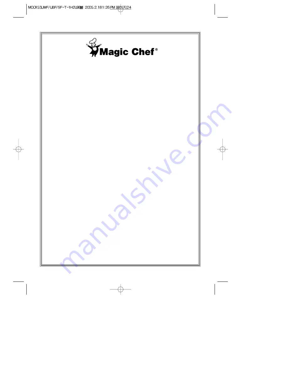 Magic Chef MCO153SF Скачать руководство пользователя страница 49