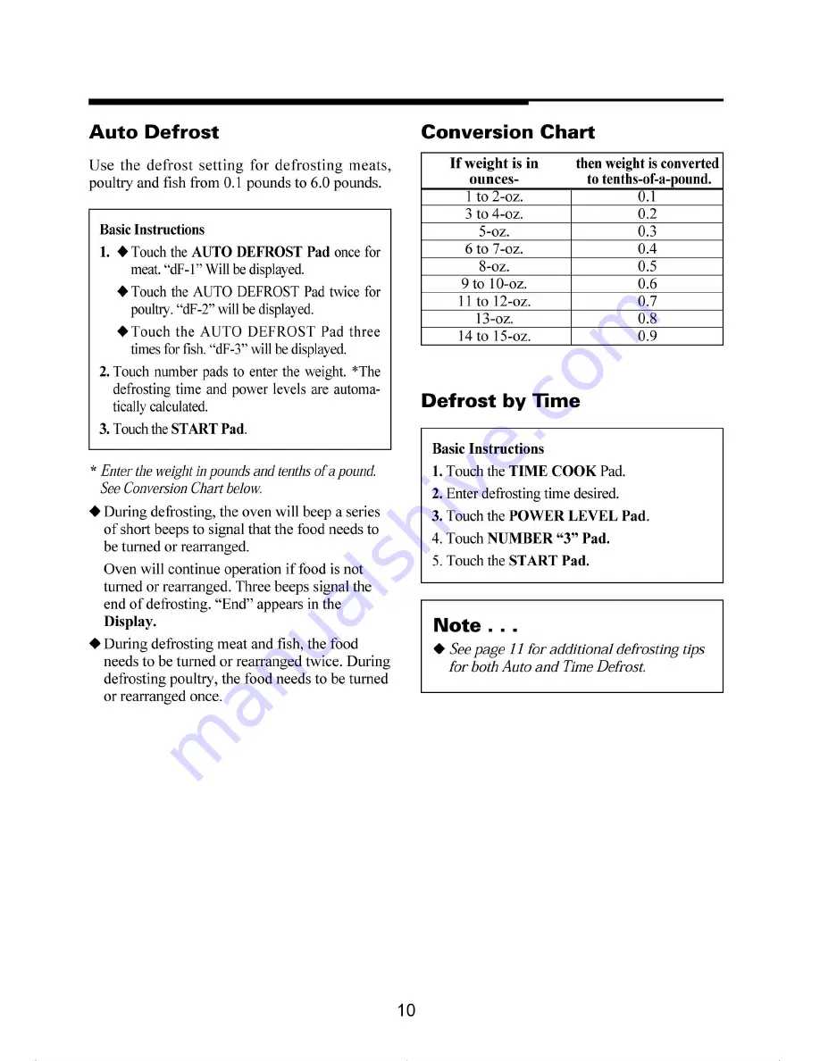 Magic Chef MCO165UW Скачать руководство пользователя страница 11