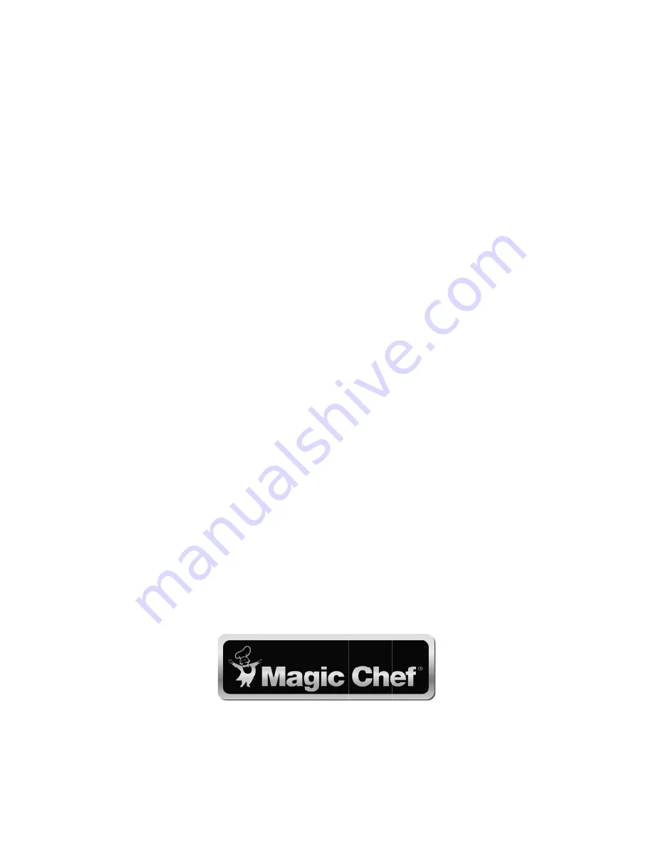 Magic Chef mCSCd6W5 Скачать руководство пользователя страница 23