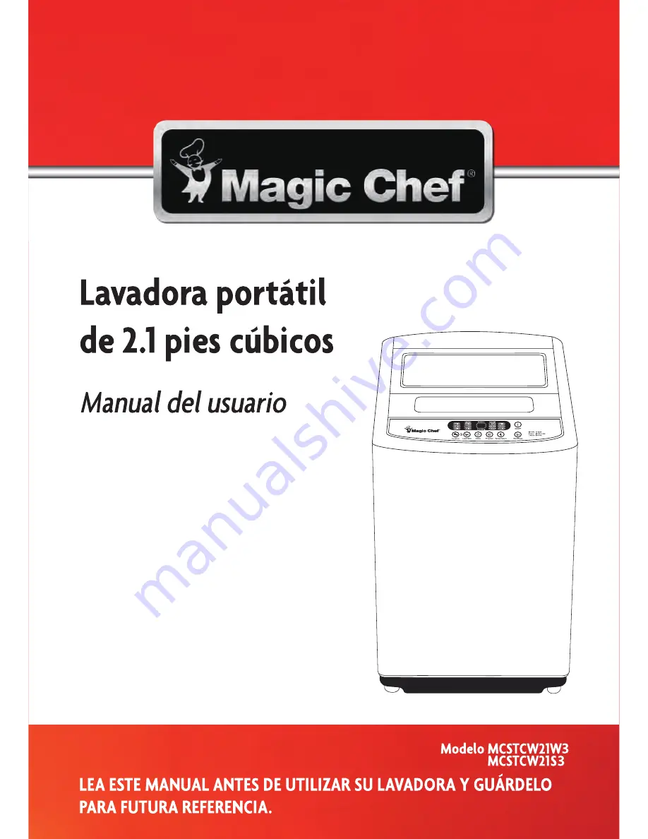 Magic Chef Mcstcw21S3 User Manual Download Page 22