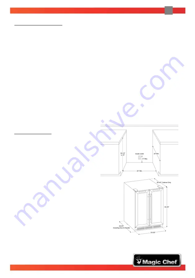 Magic Chef MCWBC24D User Manual Download Page 7