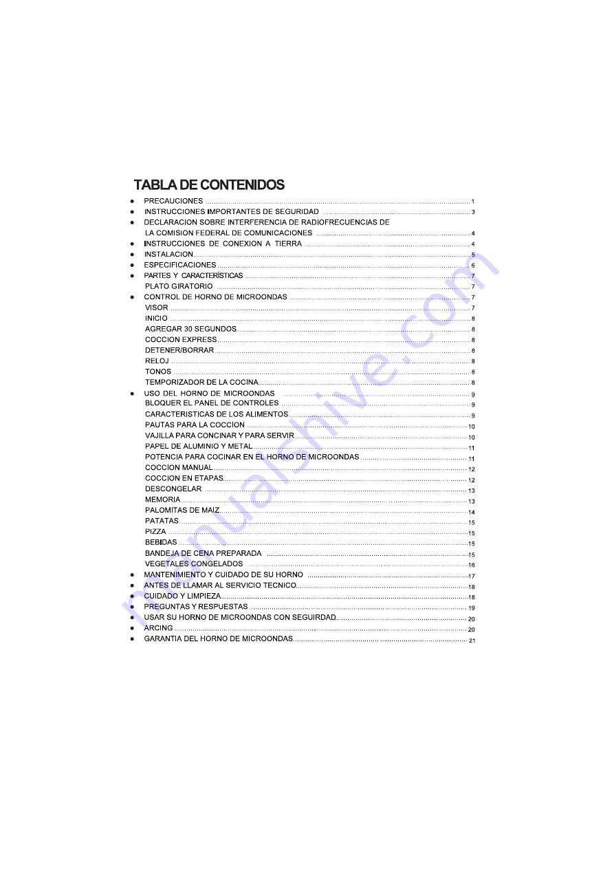 Magic Chef MM1611B2 User Manual Download Page 29