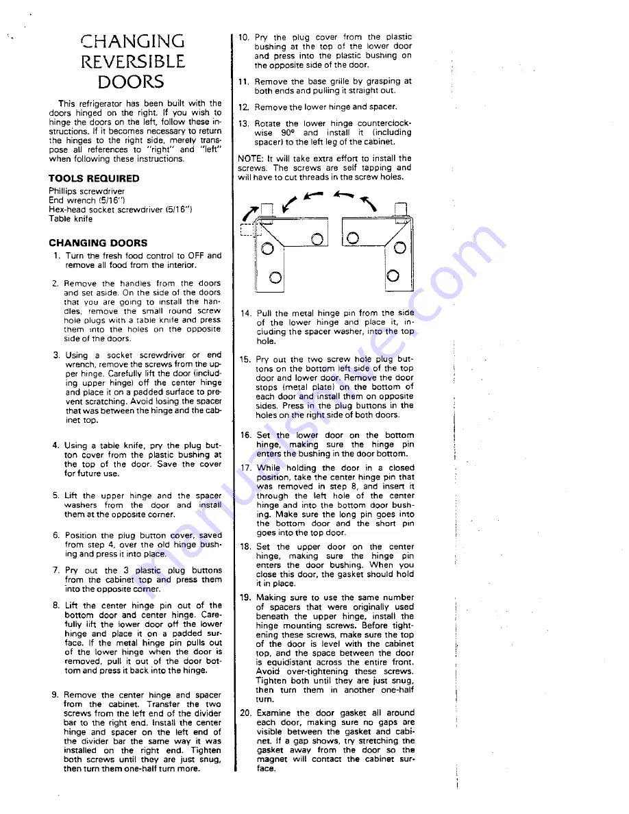 Magic Chef RB17CA-1A Owner'S Manual Download Page 5