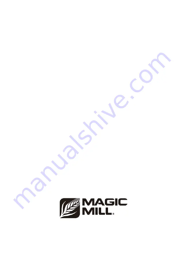 Magic mill MFD-1011 Instruction Manual Download Page 8