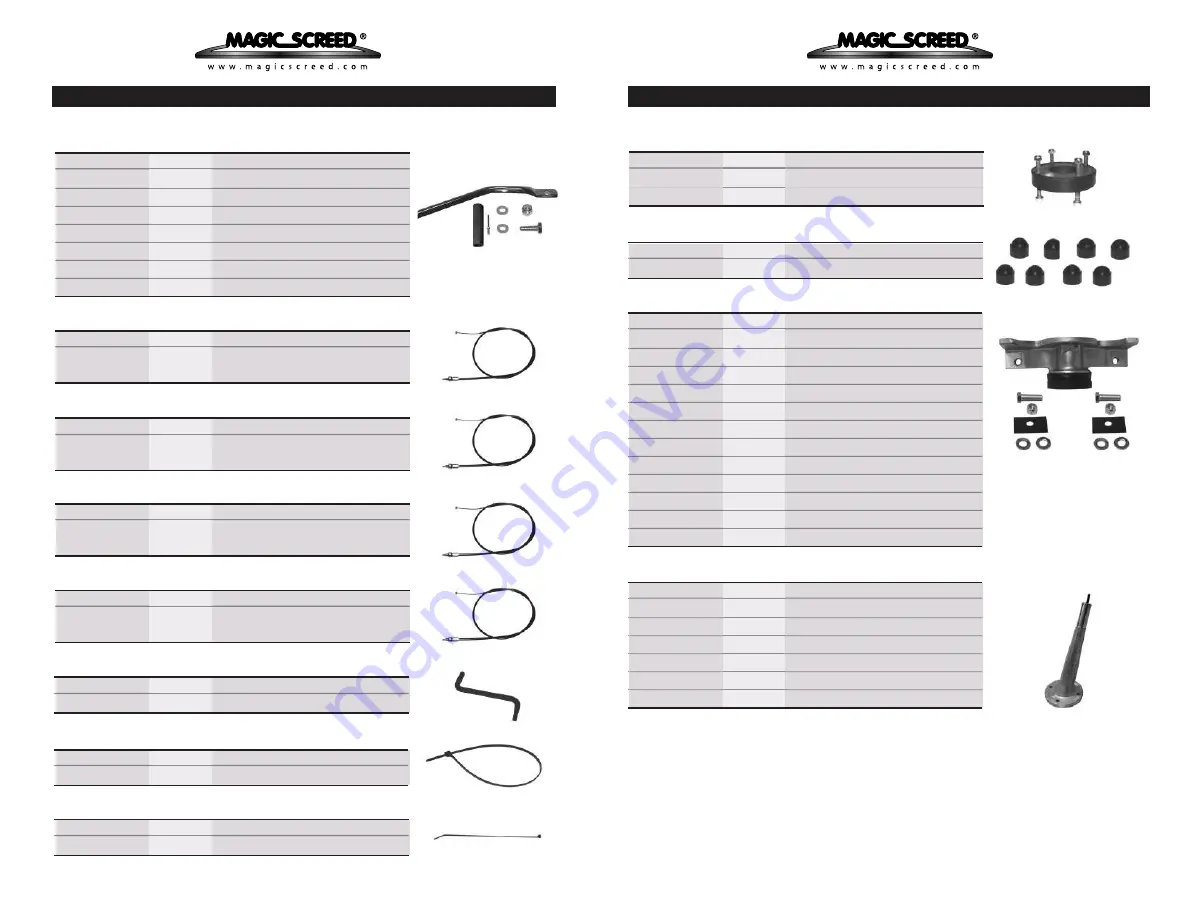 MAGIC SCREED HD6060 Owner'S Manual & Parts Book Download Page 7