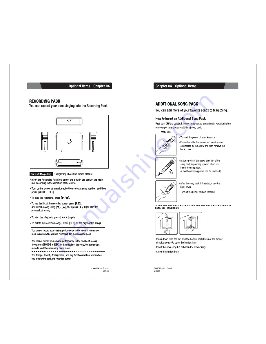 Magic Sing ET9K User Manual Download Page 12